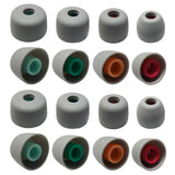 8 Pairs Replacement Silicone Ear Tips Compatible with Sony WF-1000XM5 WF-1000XM4 Earbuds Tips with XS/S/M/L Sizes Grey