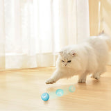 2PCS Interactive Smart Cat Toy Automatic Rolling Ball