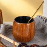 2PCS Wooden Bourbon Whiskey Glasses Tumbler Set – Gifts for Men