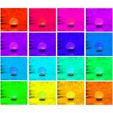RGB Water Ripple Lamp 16 Colors Rechargeable with Touch Dimmer