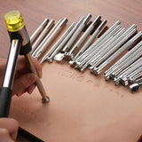 20 PCS Leather Working Saddle Making Tools for DIY Bags Belts Wallets