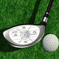100 Sheet Golf Impact Tape Set Self-Teaching Club Impact Stickers for Woods Irons and Putters Golf Training Aid
