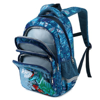 3Pcs Set School Bags Backpack with Insulate Lunch Box Pencil Bag Style 1