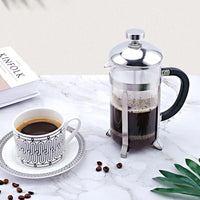 Plunger Press Tea Coffee Maker French Style Coffee Glass Pot with Filter