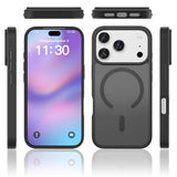 Magnetized MagSafe Phone Case – Shockproof Matte Protective Cover for iPhone 17 Pro Max and 17 Air Black