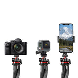 Versatile Flexible Tripod for Multi-Angle Shots for Phone DSLR Camera