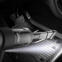 4-in-1 Handheld Car Vacuum Cleaner Portable Cordless Air Duster with LED Light for Car Home Office Black