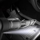 4-in-1 Handheld Car Vacuum Cleaner Portable Cordless Air Duster with LED Light for Car Home Office Black