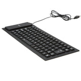 Foldable Flexible USB Keyboard Waterproof Silicone Style 1
