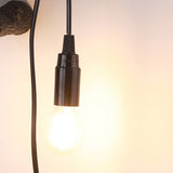 USB Crow Lamp Gothic Raven Light Halloween Decor for Bedroom or Bedside Table