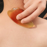 7Pcs Guasha Body Scraping Facial Face Thin Gua Sha Board Massager Tool Set Amber