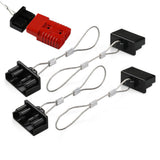 4pcs Dust Cap Black Plug Cover Style Connectors 50AMP Battery Caravan