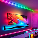 5m Waterproof RGB LED Strip Bluetooth 5050 with APP Control