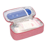 Insulated Insulin Cooling Bag – Multi-Layer Medical Travel Cooler Pink