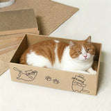 5PCS Cat Scratcher Cardboard Pad for Indoor Cats
