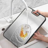 Double-Sided Titanium Cutting Board with Wheat Straw