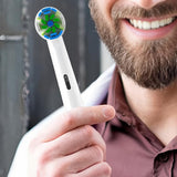 8Pcs Replacement Electric Toothbrush Heads Compatible with Oral-B Rotary Series White
