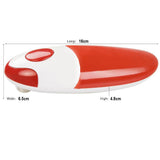 Automatic Electric Can Opener One-Touch Hands-Free Can Opener Battery Operated Kitchen Gadget Red