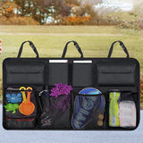 Large Car Boot Organizer Back Seat Storage Bag with Hanging Pockets