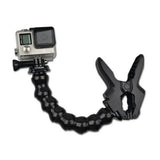 Action Camera Clamp Mount with Flexible Arm Multi-Angle Camera Holder Compatible with GoPro Hero and Action Cameras