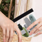 4Pcs Clear Toiletry Bag Carry-on Travel Makeup Pouch Transparent Bag for Cosmetics Liquids