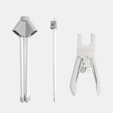 Foldable Garment Steamer Hanger Stand with Ironing Gloves with Storage Bag