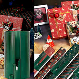 2Pcs Christmas Wrapping Paper Cutter Tools Kraft Paper Slitter Cutting Tools