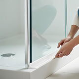 3m Shower Threshold Water Dam Guard Self Adhesive Silicone Waterproof Barrier Clear