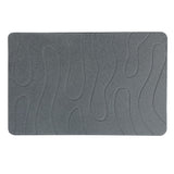 Non Slip Diatomaceous Earth Shower Mat Quick Drying for Bathroom Kitchen Style 1