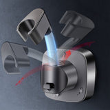 360 Degree Rotation  Shower Head Holder with Suction Cup for Bathroom Bathtub Rental Hotel Black