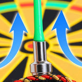 Magnetized Roll Up Dartboard Set with 12 Darts Indoor Outdoor Game Gift S