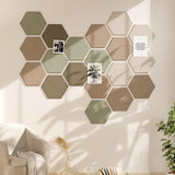 10PCS Hexagon Cork Self Adhesive Pin Board Alternative for Walls Decor