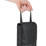Wrapping Paper Organizer Bag Holds 9 Rolls with Pocket for Christmas Black