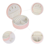 Travel Jewelry Case with Detachable Handle Accessory Organizer Pink