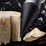 Wood Splitter Drill Bit Set Firewood Splitting Cone with 4 Extension Rods for Electric Drill