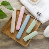 4 PCS Travel Toothbrush Case Portable Travel Toothbrush Holder Plastic