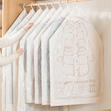 4Pcs Large Hanging Vacuum Seal Garment Bags for Clothing with Pump