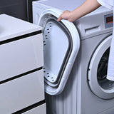 Foldable Collapsible Laundry Basket with Handle for Storage Gray