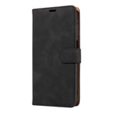 RFID Protective Flip Wallet Case Compatible with Samsung A17 A37 and A57 Black