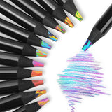 12-Color Rainbow Pencils Set for Coloring Drawing Sketching Gifts