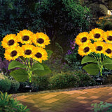 2PCS Solar Sunflower Lights – Waterproof Outdoor Garden & Patio Decor