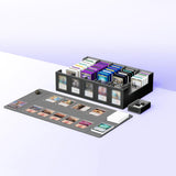5 Row Trading Card Storage Box Display for MTG  TCG Sports Cards