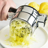 Manual Potato Ricer Juicer Stainless Steel with 3 Interchangeable Discs