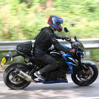 Water-Resistant Motorcycle Tail Bag PU Leather Back Seat Carry Bag