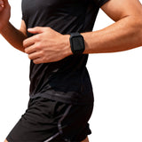 Replacement Silicone Sport Watch Strap for TomTom Smart Watches Adjustable - Black