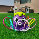 Outdoor Water Spray Sprinkler Funny Octopus Sprinkler Toys Purple