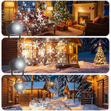 USB LED Christmas Projector Light – Indoor & Outdoor Holiday Decoration Lamp Style 2
