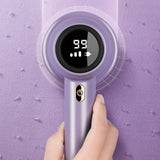 Fabric Shaver Lint Remover Rechargeable Electric Portable Sweater Defuzzer with 3 Speeds Purple