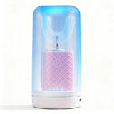 U-Shaped Automatic Electric Toothbrush – With Built-In Sanitizing Cup Pink