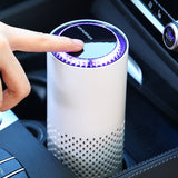 USB Air Purifier and Freshener – With Colorful Lights for Car Pet Bedroom and Office